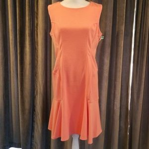 Betsy Johnson Sz 14 Coral Dress